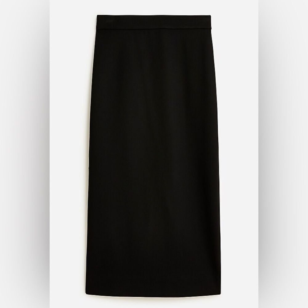 J. Crew Black Pencil Skirt